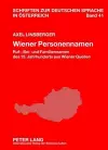 Wiener Personennamen cover