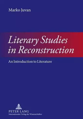 Literary Studies in Reconstruction cover