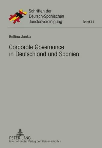 Corporate Governance in Deutschland Und Spanien cover