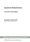 Sprache Im Kulturkontext cover