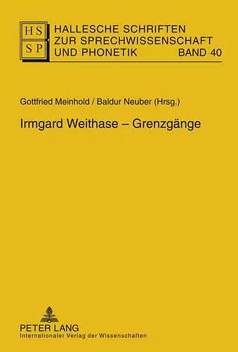 Irmgard Weithase - Grenzgaenge cover