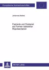 Festrede Und Festspiel ALS Formen Kollektiver Repraesentation cover