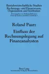 Einfluss Der Rechnungslegung Auf Finanzanalysten cover