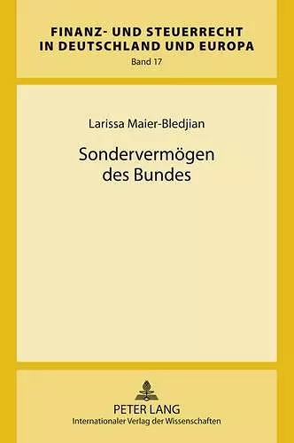 Sondervermoegen Des Bundes cover