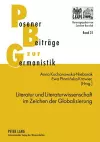 Literatur Und Literaturwissenschaft Im Zeichen Der Globalisierung cover