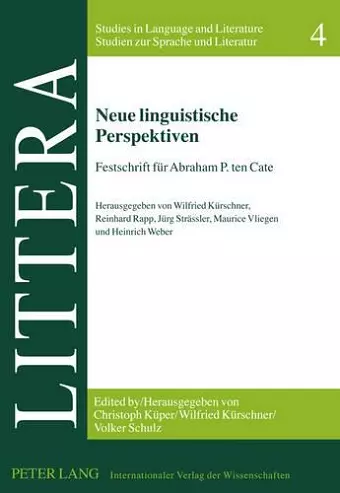 Neue linguistische Perspektiven cover