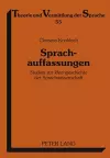 Sprachauffassungen cover