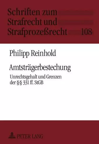 Amtstraegerbestechung cover