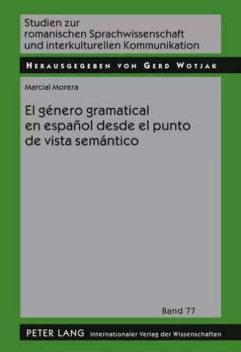 El Género Gramatical En Español Desde El Punto de Vista Semántico cover