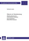 Diskurs Um Verantwortung cover