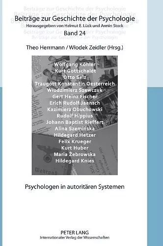 Psychologen in autoritaeren Systemen cover