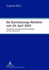 Die Durchsetzungs-Richtlinie Vom 29. April 2004 cover