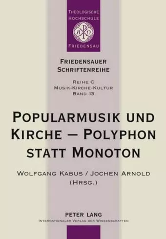 Popularmusik Und Kirche - Polyphon Statt Monoton cover