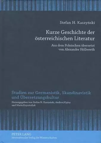 Kurze Geschichte der Osterreichischen Literatur cover