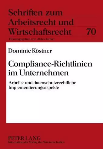 Compliance-Richtlinien Im Unternehmen cover