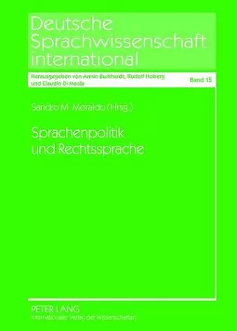 Sprachenpolitik Und Rechtssprache cover