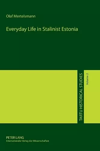 Everyday Life in Stalinist Estonia cover