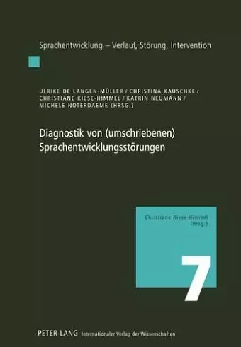 Diagnostik Von (Umschriebenen) Sprachentwicklungsstoerungen cover