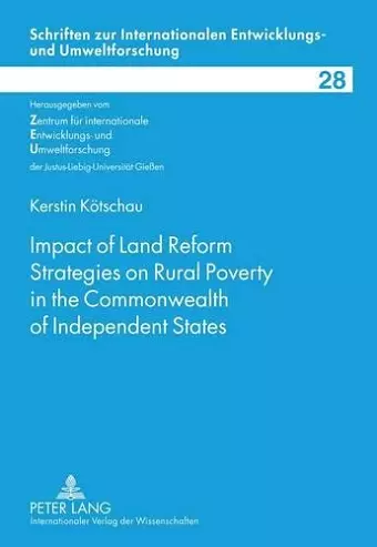 Impact of Land Reform Strategies on Rural Poverty in the Commonwealth of Independent States cover