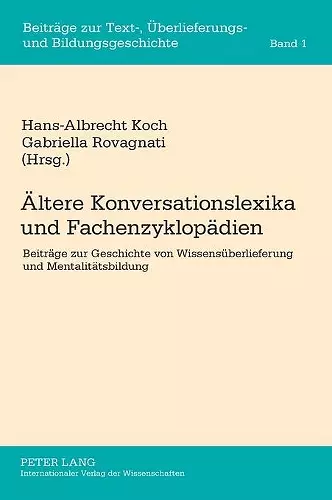 Aeltere Konversationslexika und Fachenzyklopaedien cover