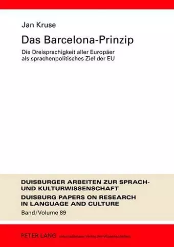 Das Barcelona-Prinzip cover