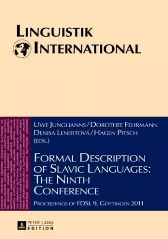 Formal Description of Slavic Languages: The Ninth Conference cover