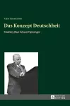 Das Konzept Deutschheit cover