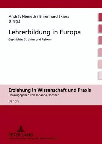 Lehrerbildung in Europa cover