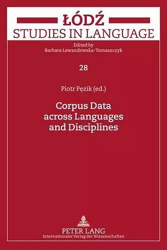 Corpus Data across Languages and Disciplines cover