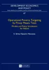 Operational Poverty Targeting by Proxy Means Tests cover