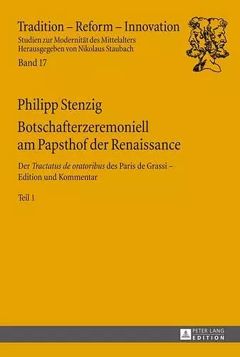 Botschafterzeremoniell Am Papsthof Der Renaissance cover