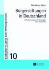 Buergerstiftungen in Deutschland cover