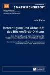 Berechtigung und Aktualitaet des Boeckenfoerde-Diktums cover