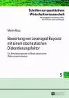 Bewertung Von Leveraged Buyouts Mit Einem Stochastischen Diskontierungsfaktor cover