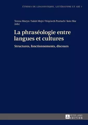 La Phraséologie Entre Langues Et Cultures cover