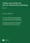 Von Der Bereichsausnahme Zur Bereichseinschraenkung cover