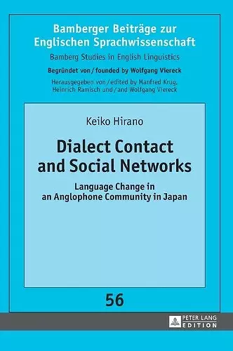 Dialect Contact and Social Networks cover