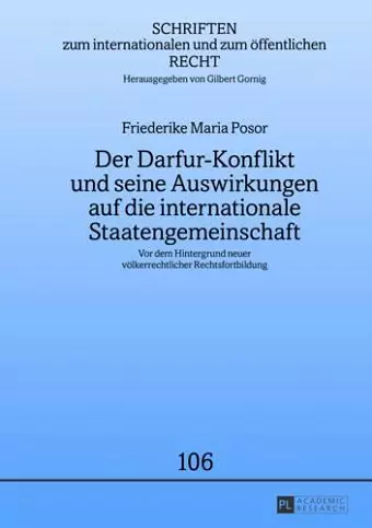 Der Darfur-Konflikt Und Seine Auswirkungen Auf Die Internationale Staatengemeinschaft cover