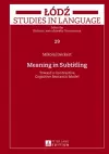 Meaning in Subtitling cover