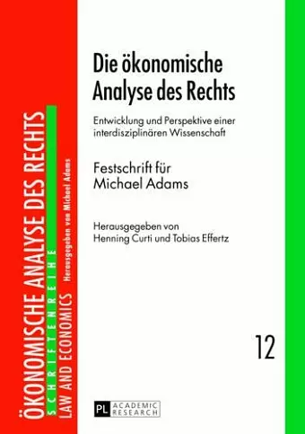 Die Oekonomische Analyse Des Rechts cover