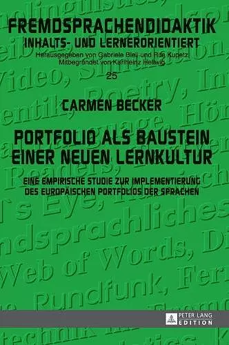 Portfolio als Baustein einer neuen Lernkultur cover