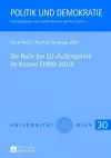 Die Rolle Der Eu-Außenpolitik Im Kosovo (1989-2010) cover