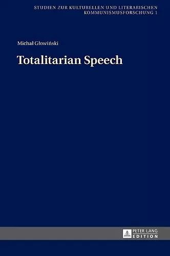 Totalitarian Speech cover