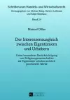 Der Interessenausgleich Zwischen Eigentuemern Und Urhebern cover