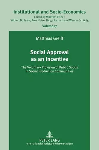 Social Approval as an Incentive cover
