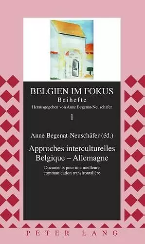 Approches Interculturelles Belgique - Allemagne cover