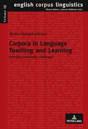 Corpora in Language Teaching and Learning cover