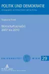 Wirtschaftskrise(n) 2007 bis 2010 cover