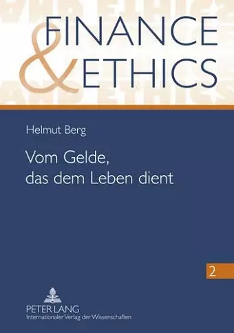 Vom Gelde, Das Dem Leben Dient cover