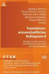 Translationswissenschaftliches Kolloquium II cover